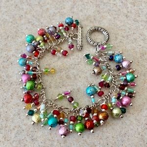 Handmade multi colored bracelet